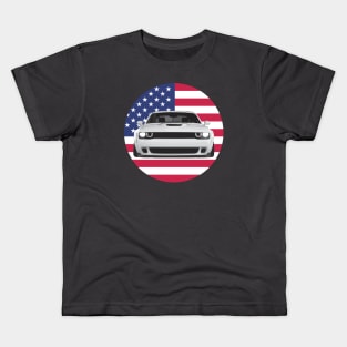 Dodge Challenger USA Kids T-Shirt